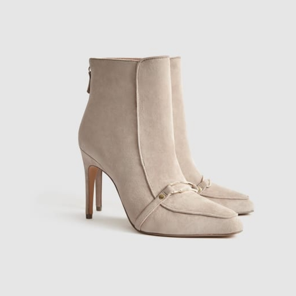 NWT REISS | Jett Suede Ankle Booties - Picture 2 of 6
